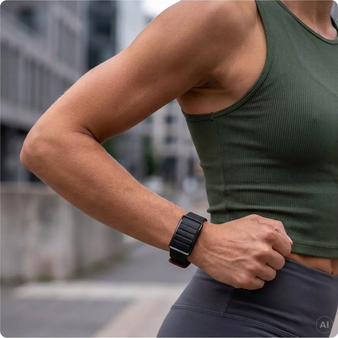 Polar Loop Health Band - Kers/Zwart - S-M - afbeelding 5 van 6