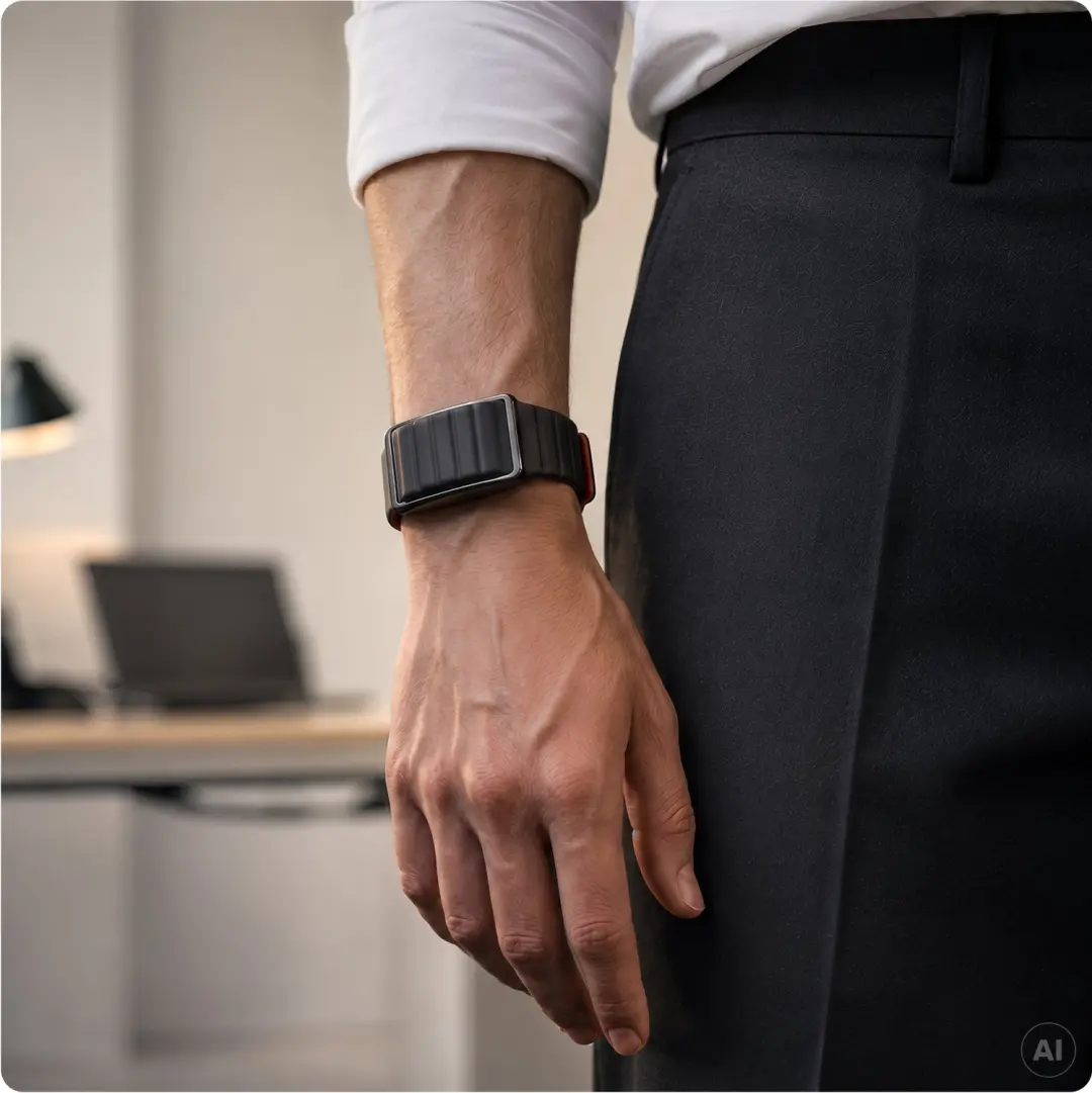 Polar Loop Health Band - Kers/Zwart - S-M - afbeelding 4 van 6
