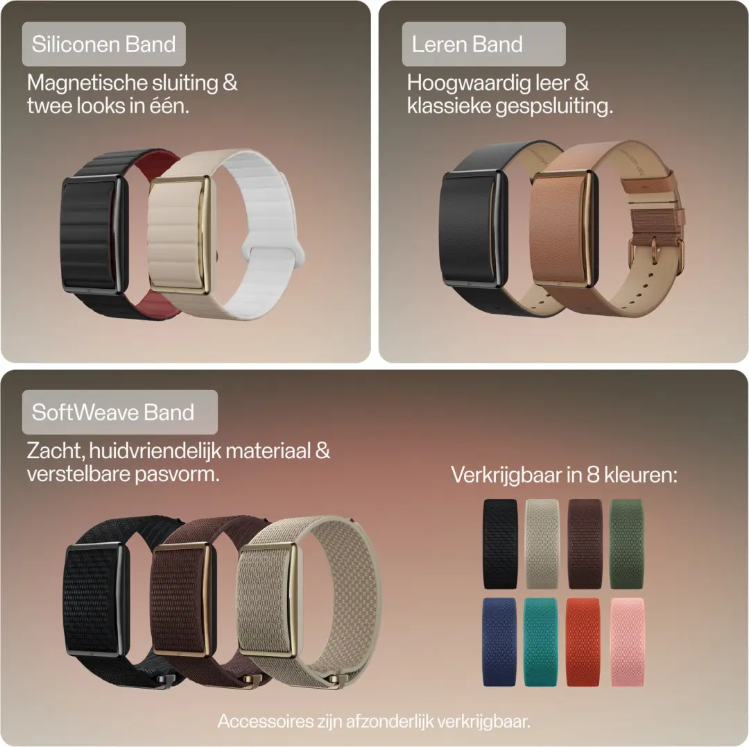 Polar Loop Health Band - Beige/Wit - S-M - afbeelding 3 van 6