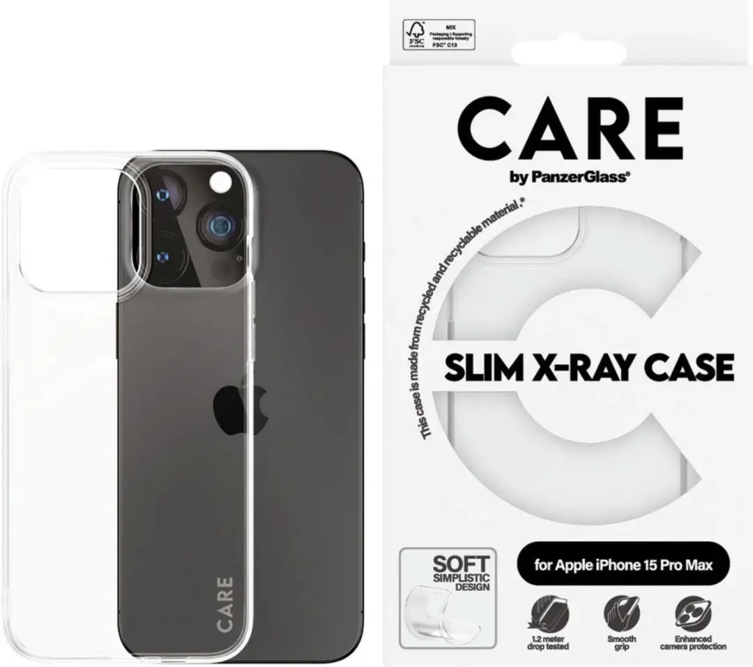 PanzerGlass CARE X-Ray Soft Hoesje iPhone 15 Pro Max - afbeelding 4 van 5