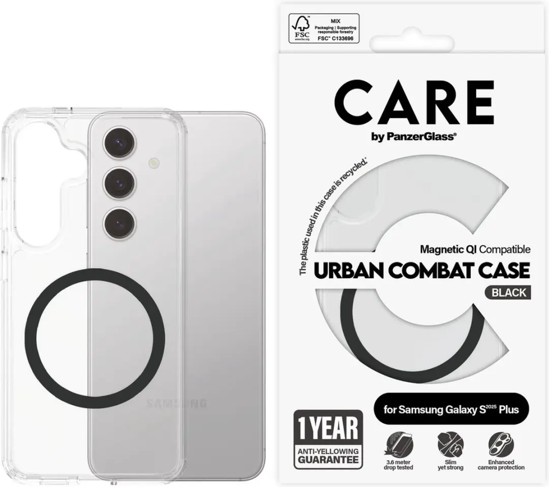 PanzerGlass CARE Flagship Urban Combat Hoesje Galaxy S25+ - afbeelding 5 van 6