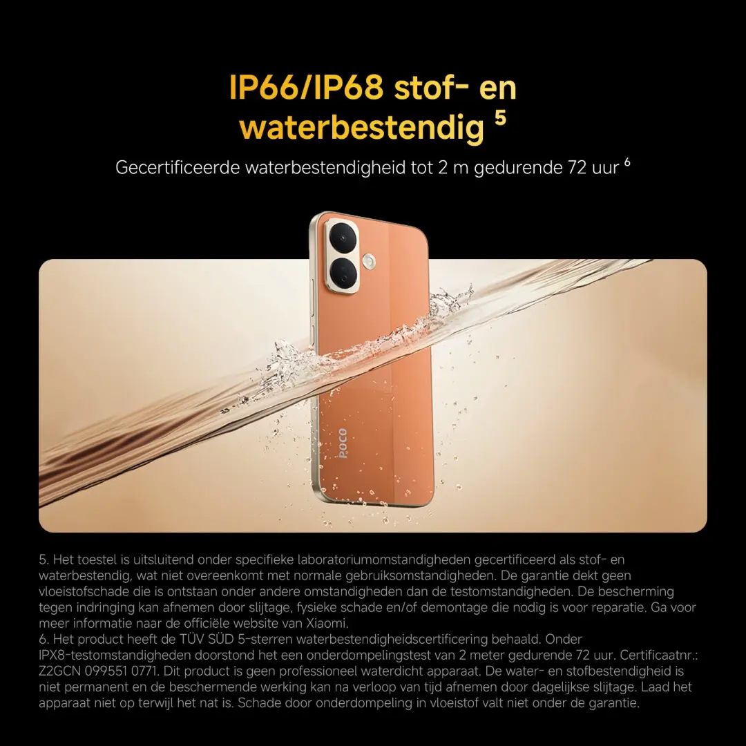 Xiaomi POCO X8 - 256GB - 8340mAh - Orange - afbeelding 2 van 6