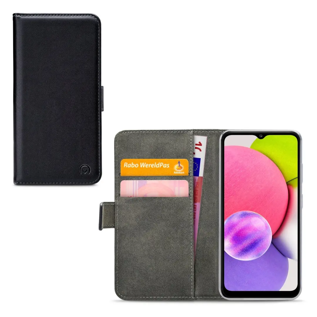 Mobilize Classic Gelly Wallet Hoesje Galaxy A03s - Zwart - afbeelding 2 van 6