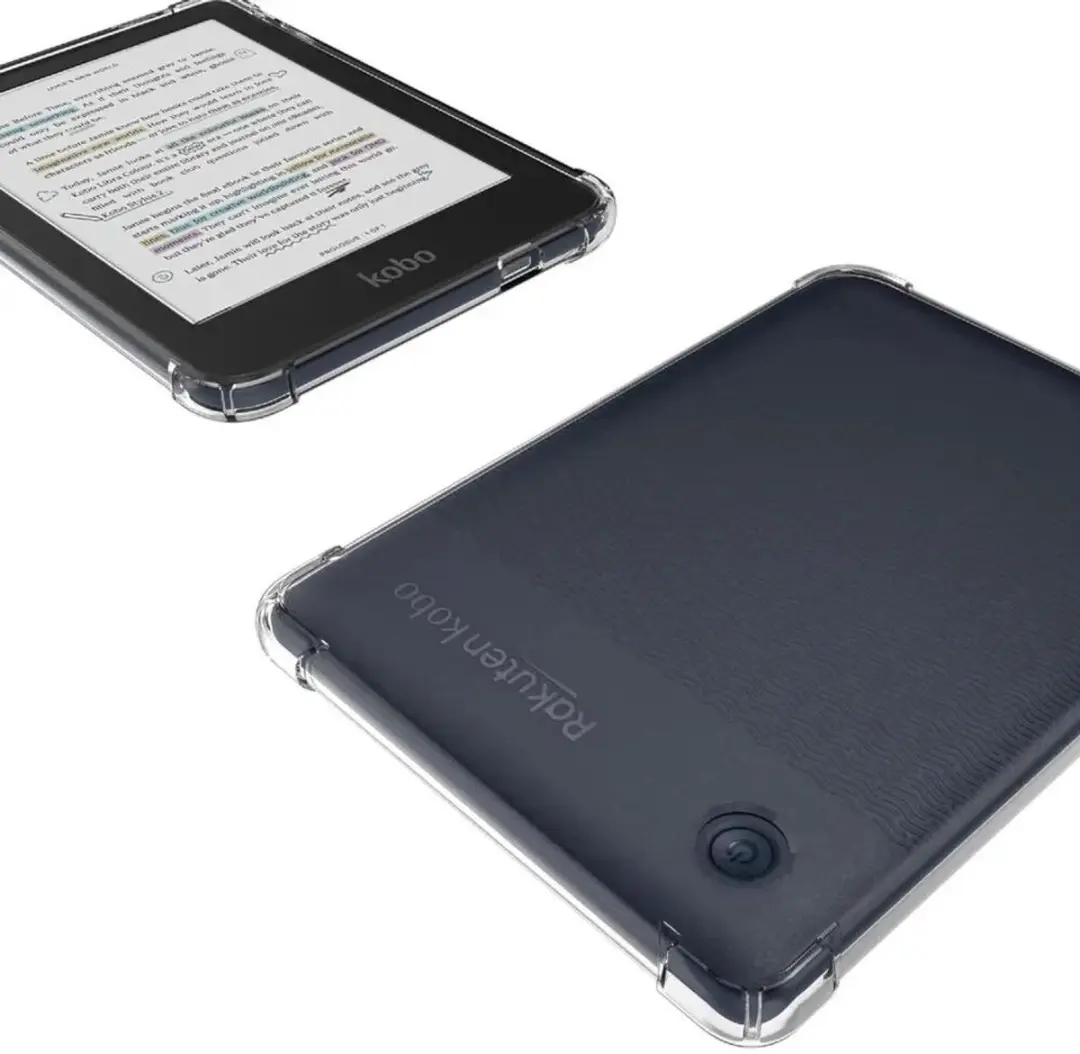 Kobo Clara Colour / Clara BW TPU Hoes - Transparant - afbeelding 4 van 6