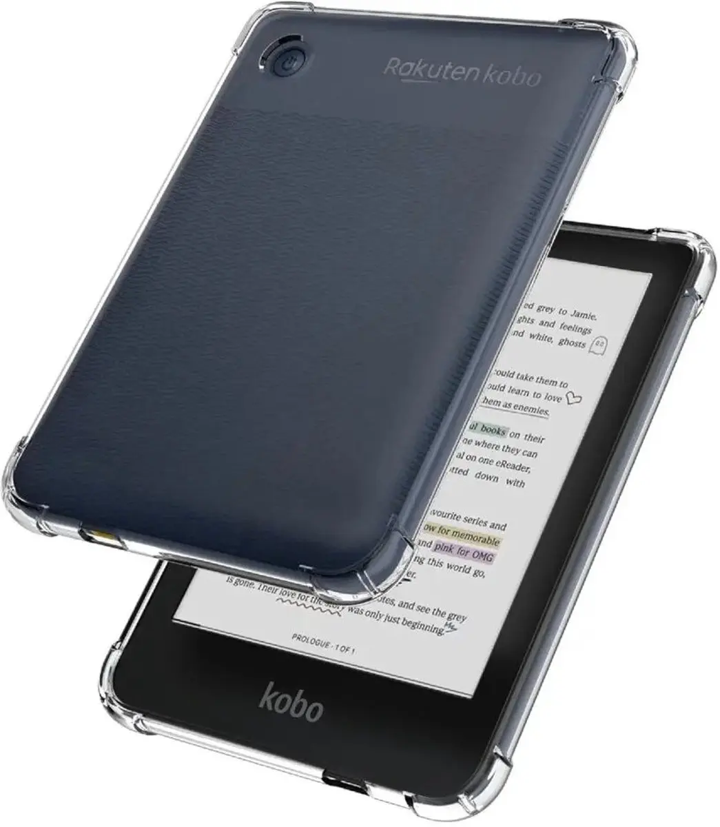 Kobo Clara Colour / Clara BW TPU Hoes - Transparant - afbeelding 5 van 6