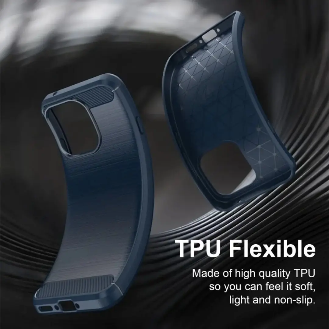 Oppo Reno 16 F Geborsteld TPU Hoesje - Blauw - afbeelding 6 van 6