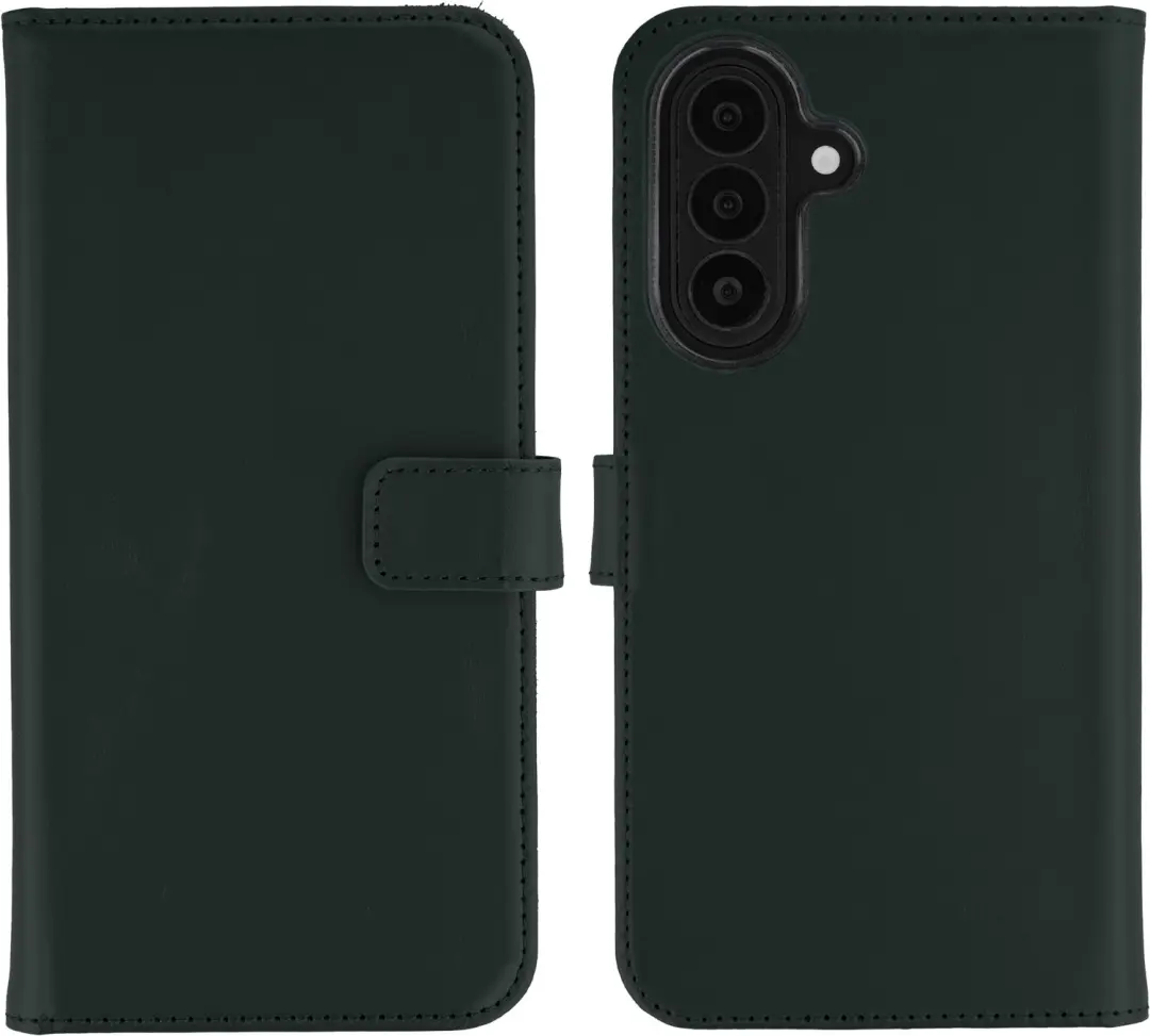 Selencia Echt Leren Bookcase Hoesje Samsung Galaxy A27 5G