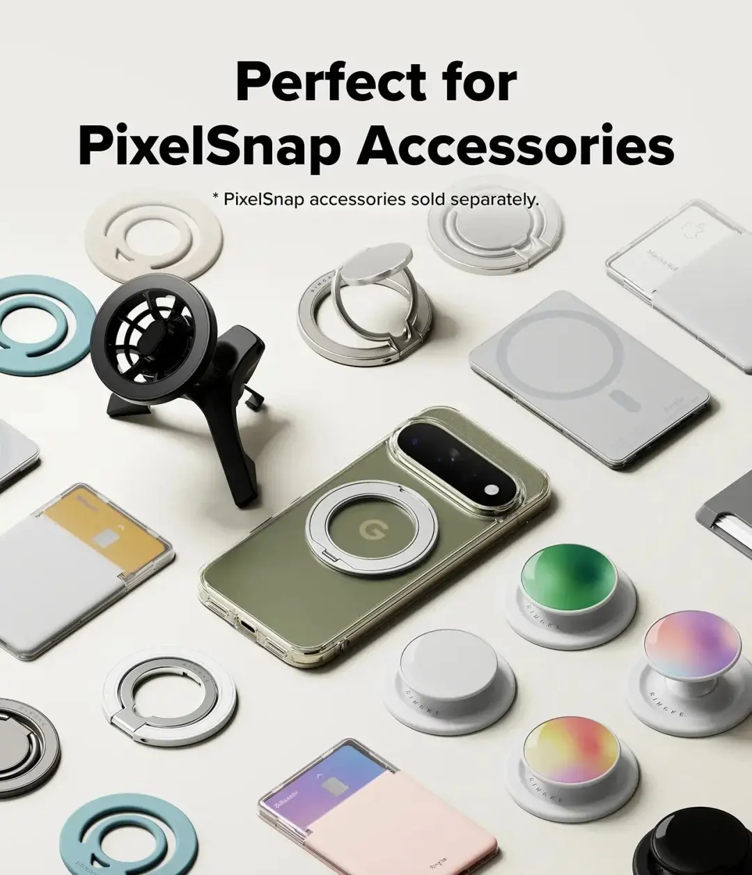 Ringke Fusion Ring Hoesje Pixel 11 Pro XL - Transparant - afbeelding 2 van 6