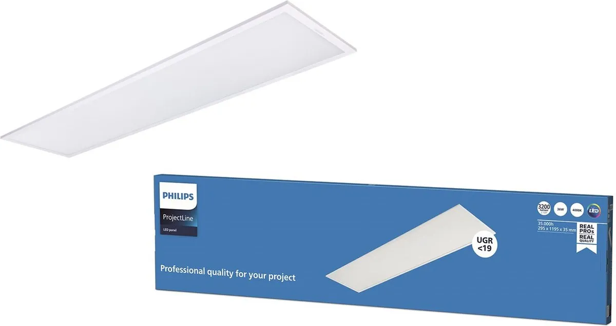 Philips ProjectLine Inbouwpaneel 30x120cm
