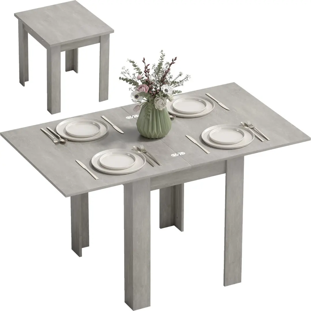 HOMCOM Uitschuifbare eettafel
