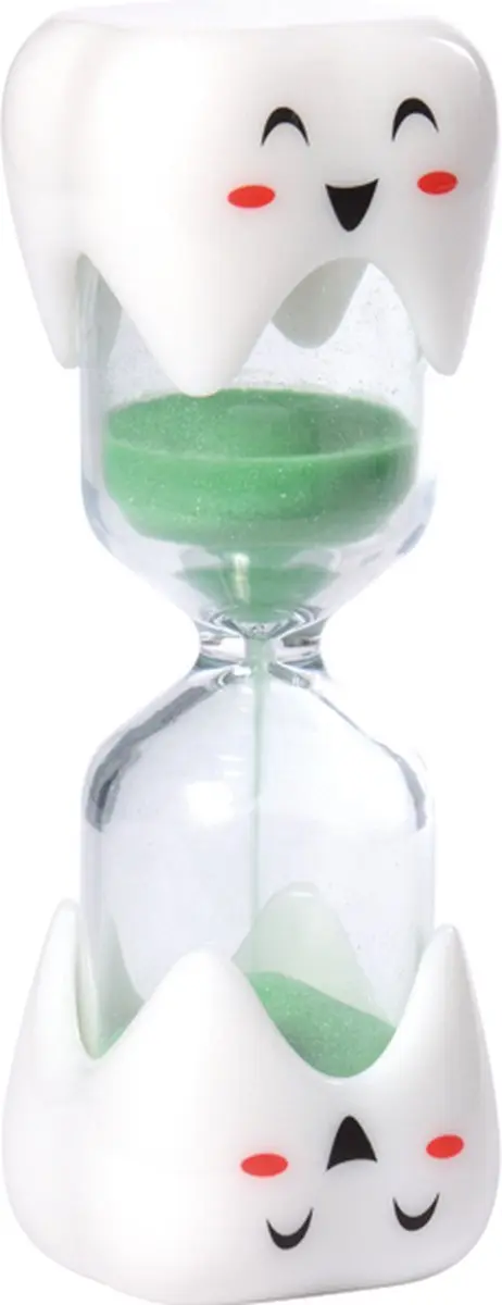 Eduplay tandenpoets zandloper timer 2 minuten multicolor.