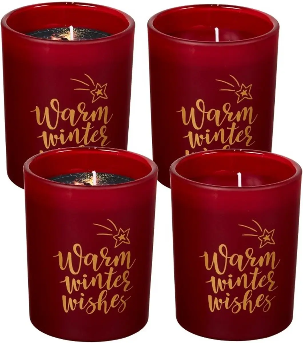 Spaas Geurkaars in Glas 'Warm Winter Wishes'
