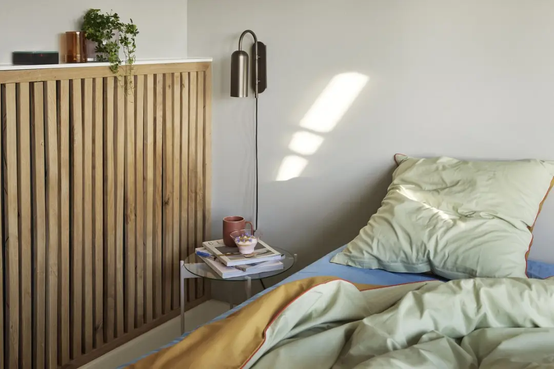 Hübsch Beam Bijzettafel - Ø45cm - Zand - afbeelding 2 van 6