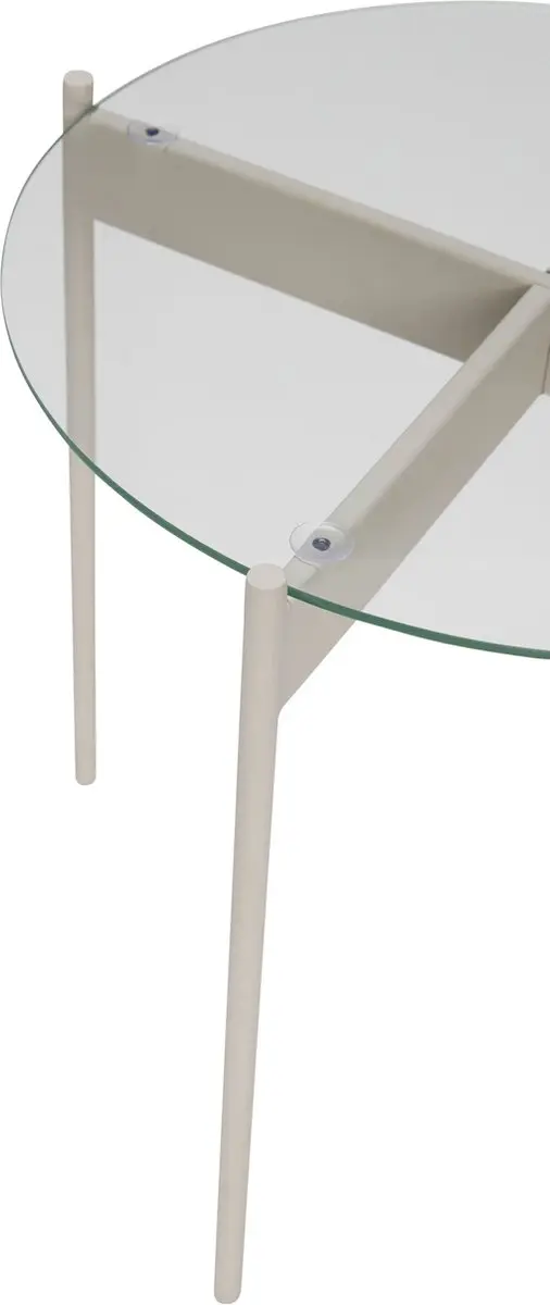 Hübsch Beam Bijzettafel - Ø45cm - Zand - afbeelding 5 van 6