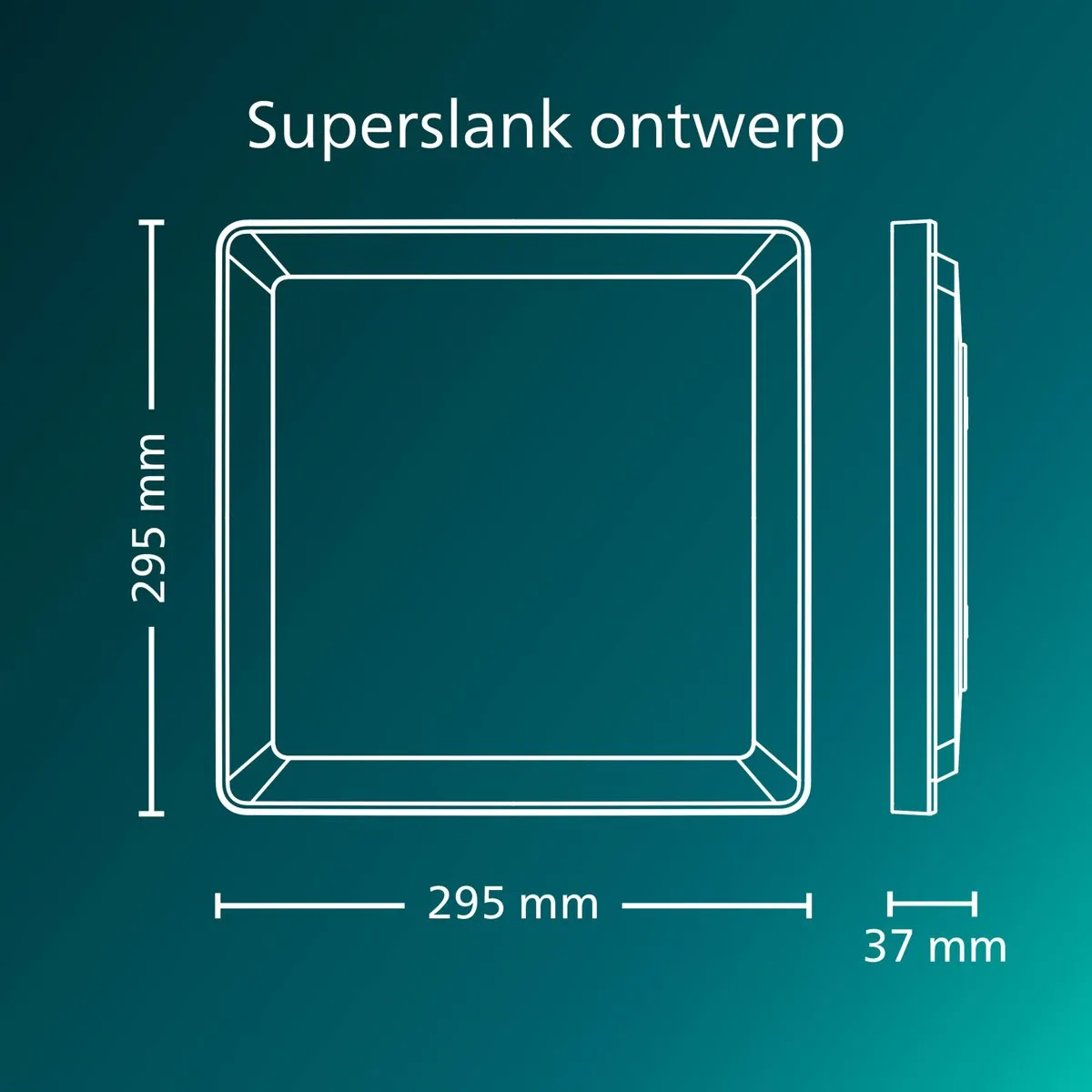 Philips Valen Plafondlamp 13W - WarmGlow 2200K-6500K - Ø30cm Wit