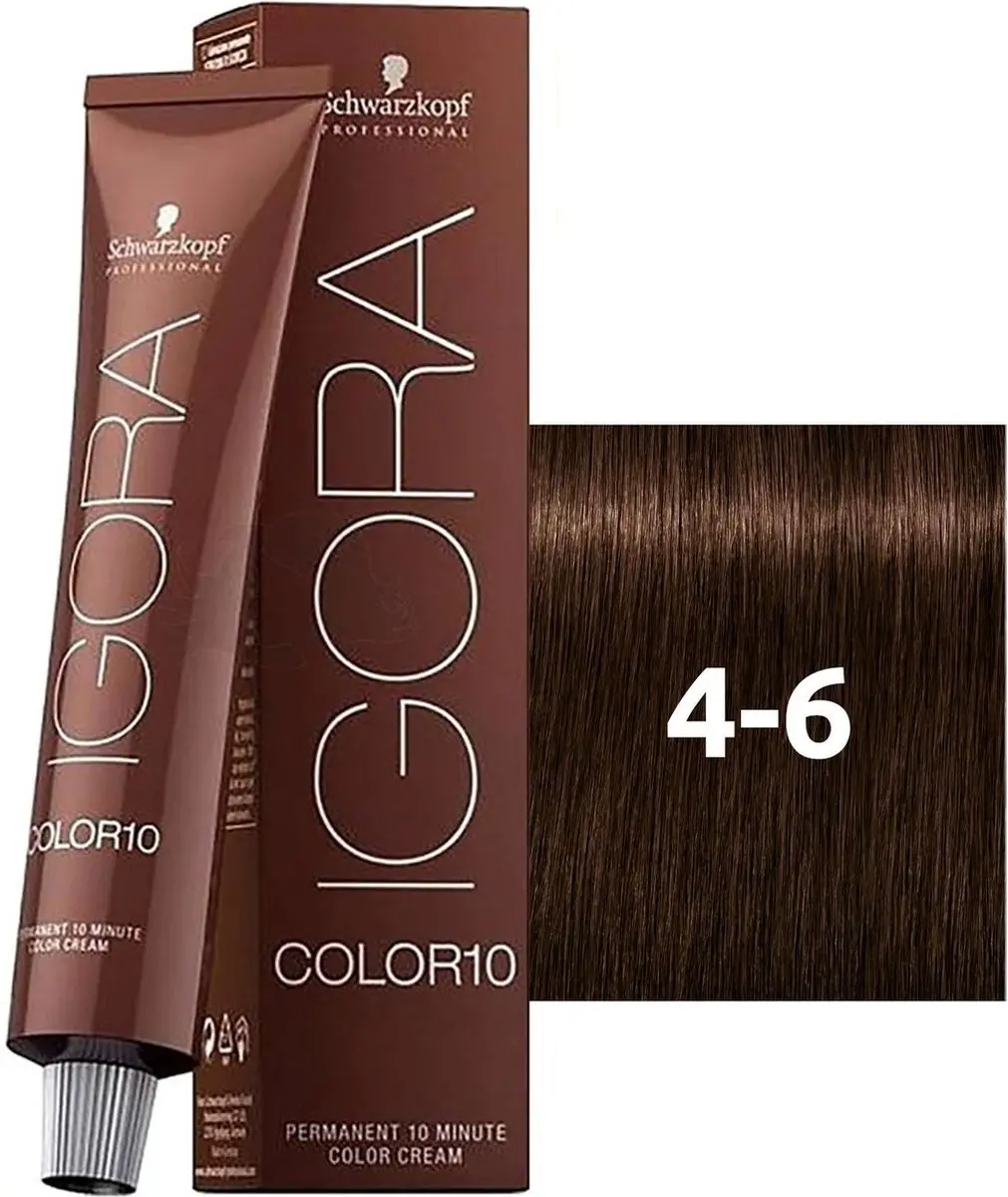 Schwarzkopf Igora Royal Color 10 4-6 Haarkleur - 60ml - afbeelding 4 van 4