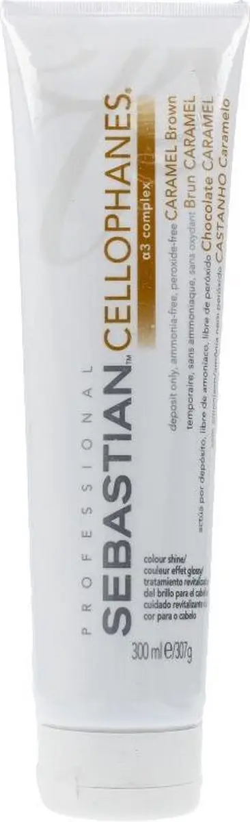 Permanente kleurcrème Cellophanes Sebastian Caramel Brown (300 ml)