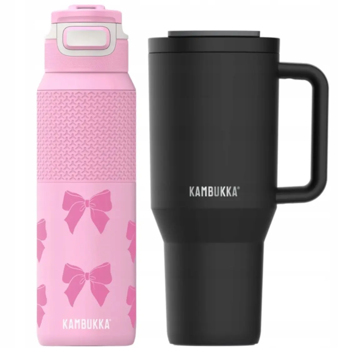 Kambukka Gym Besties: Thermosbeker 950ml & Fles 1000ml