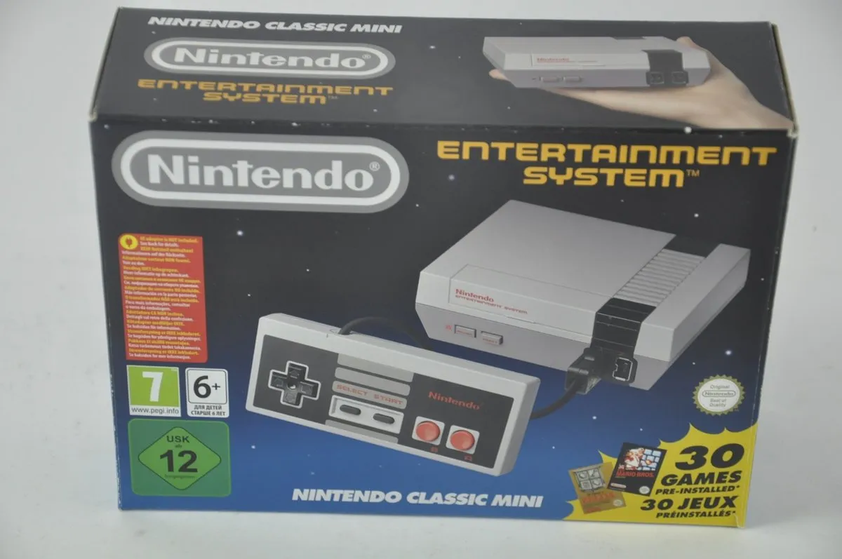 Nintendo Classic Mini NES 2400066 Retro Gameconsole - Grijs