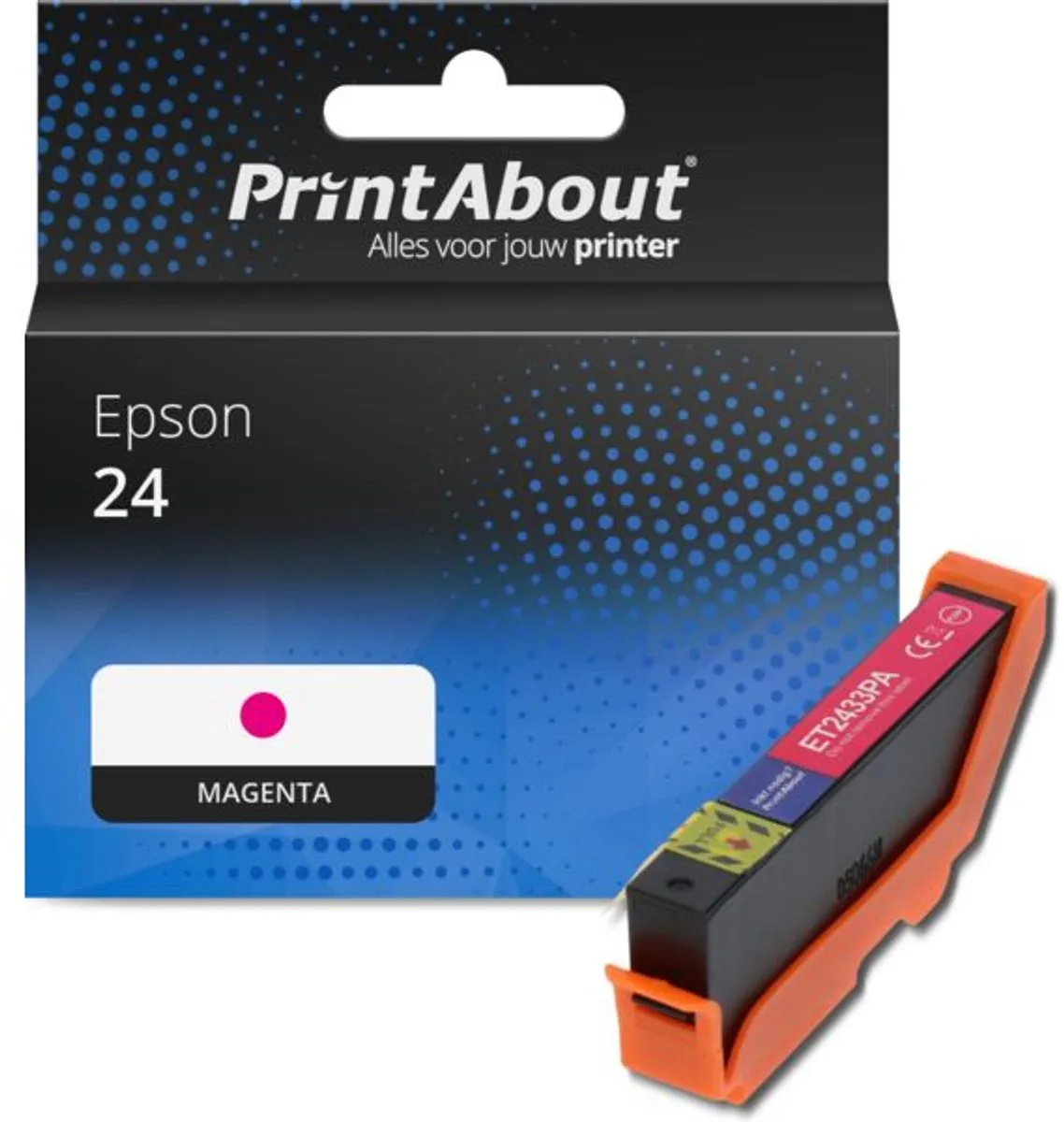 PrintAbout Inktcartridge C13T24234012 Magenta - 15.5ml - Epson