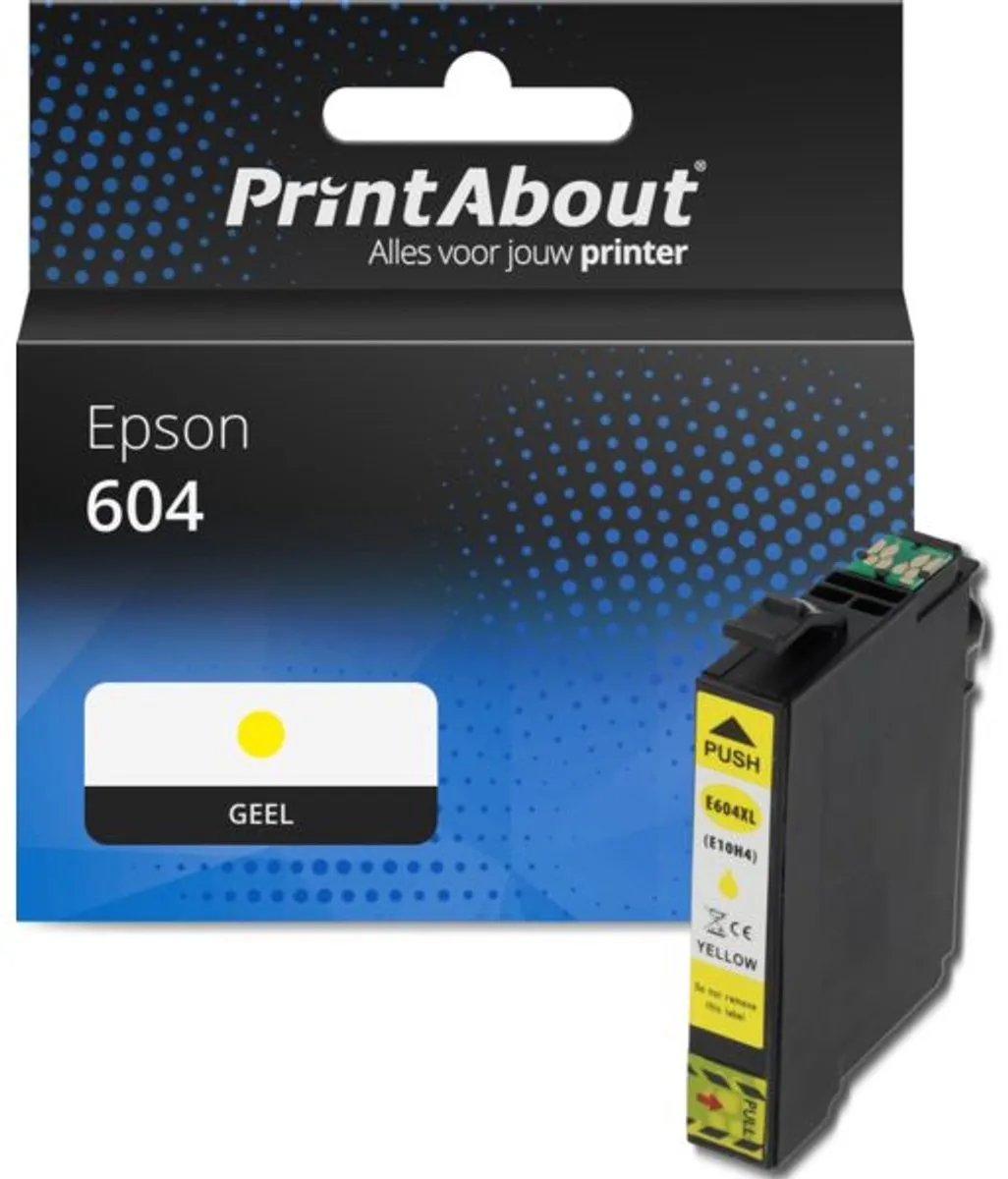 PrintAbout Inktcartridge C13T10G44010 Geel