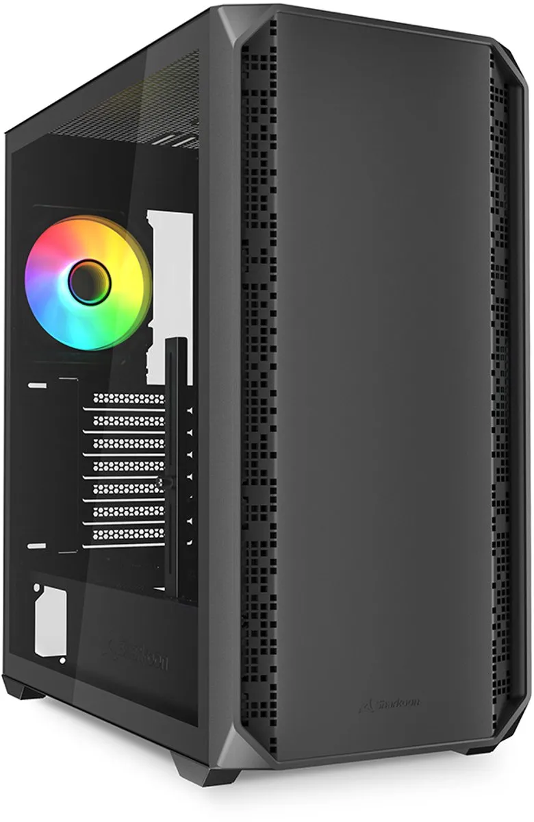 Sharkoon AK2 RGB Midi Tower - Zwart