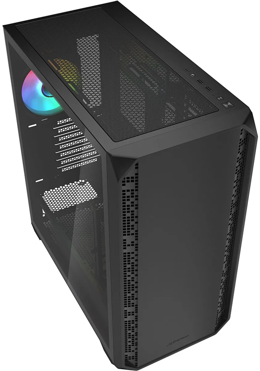 Sharkoon AK2 RGB Midi Tower - Zwart