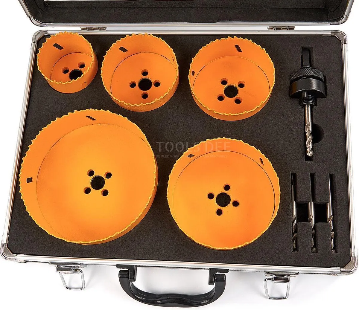 HBM 9-delige Bi-Metaal Gatzagenset Grote Maten - Metaal 57-127mm