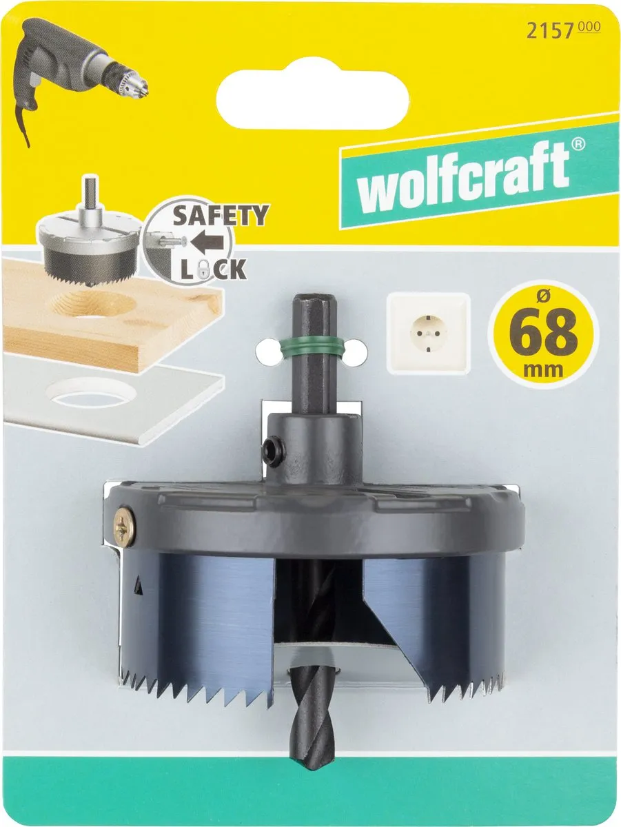 Wolfcraft Gatenzaag Ø68mm - 2157000