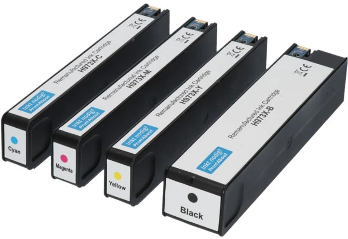 PrintAbout HP 973X L0S07AE Inktcartridge 4-kleuren - 39.450 pagina's