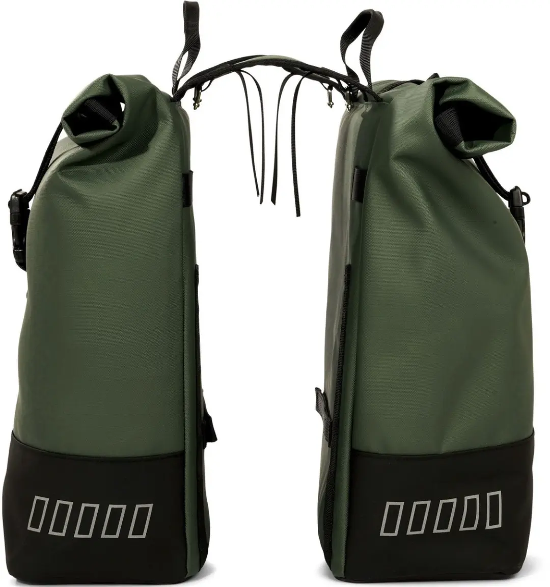 Urban Proof Rolltop Dubbele Fietstas 38L - Groen - afbeelding 6 van 6