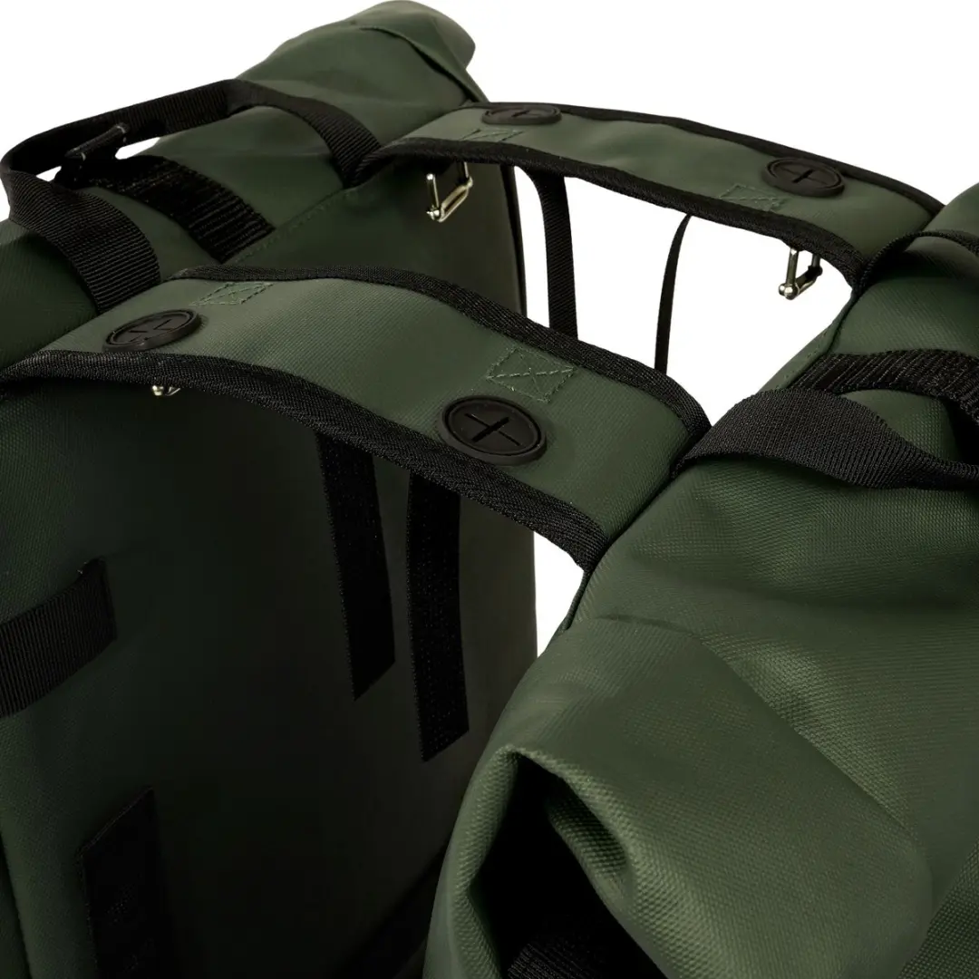 Urban Proof Rolltop Dubbele Fietstas 38L - Groen - afbeelding 2 van 6