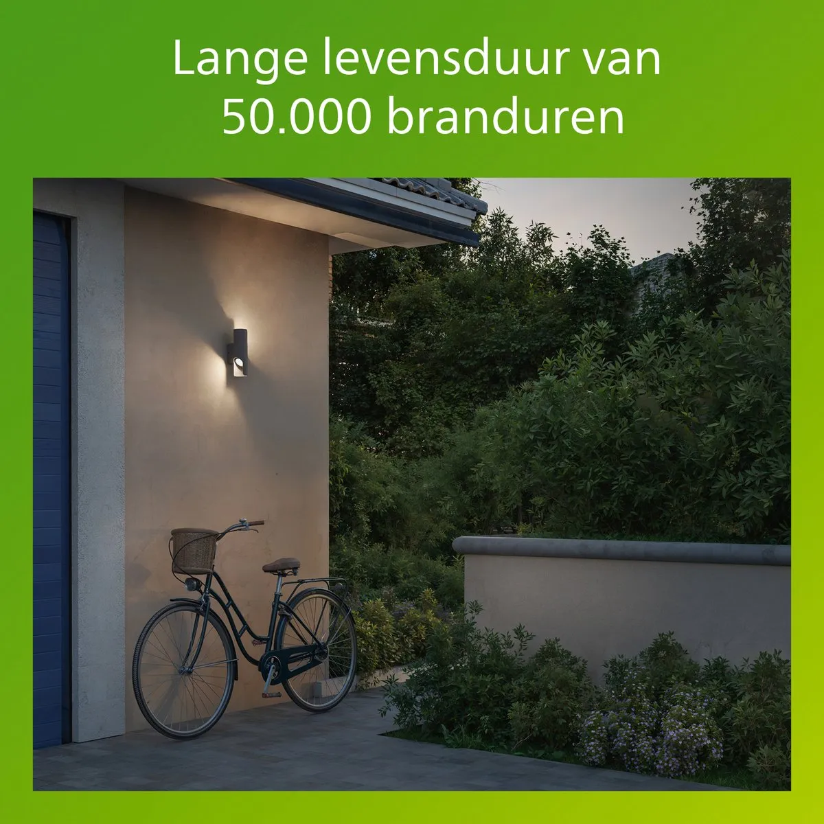 Philips LED Fira Wandlamp Antraciet - 4.3W Warmwit