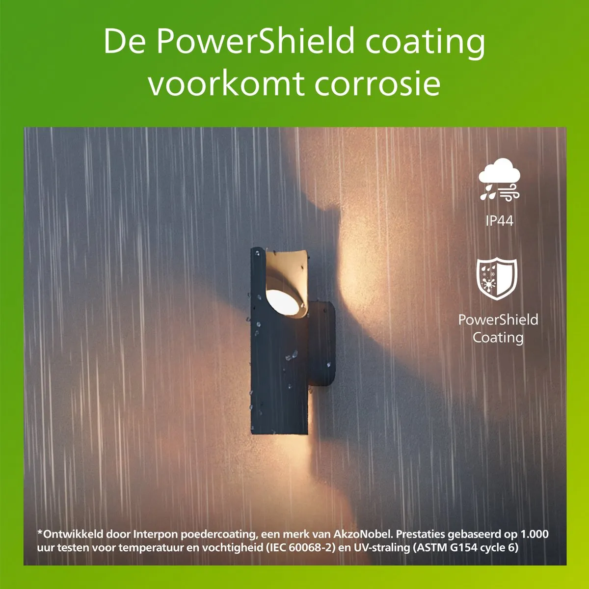 Philips LED Fira Wandlamp Antraciet - 4.3W Warmwit