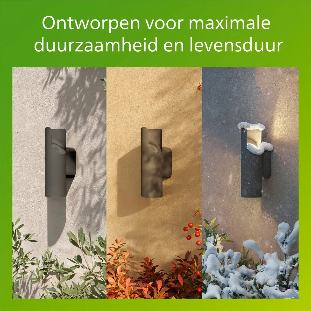 Philips LED Fira Wandlamp Antraciet - 4.3W Warmwit - afbeelding 6 van 6