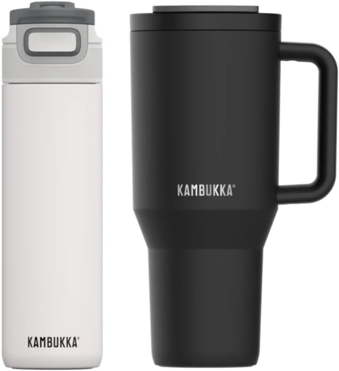 Kambukka Hydrate Essentials: Thermos Mok & Fles Set voor Auto