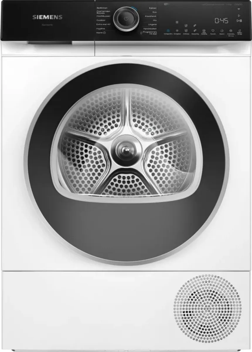 Siemens iQ500 WQ45H2B7NL Warmtepompdroger 9kg - Wit