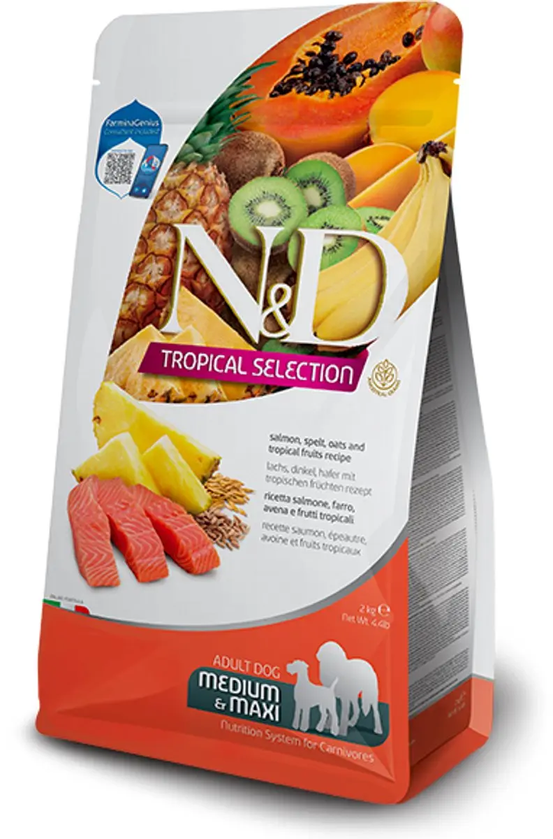 Farmina N&D Tropical Hondenvoer Medium & Maxi Zalm