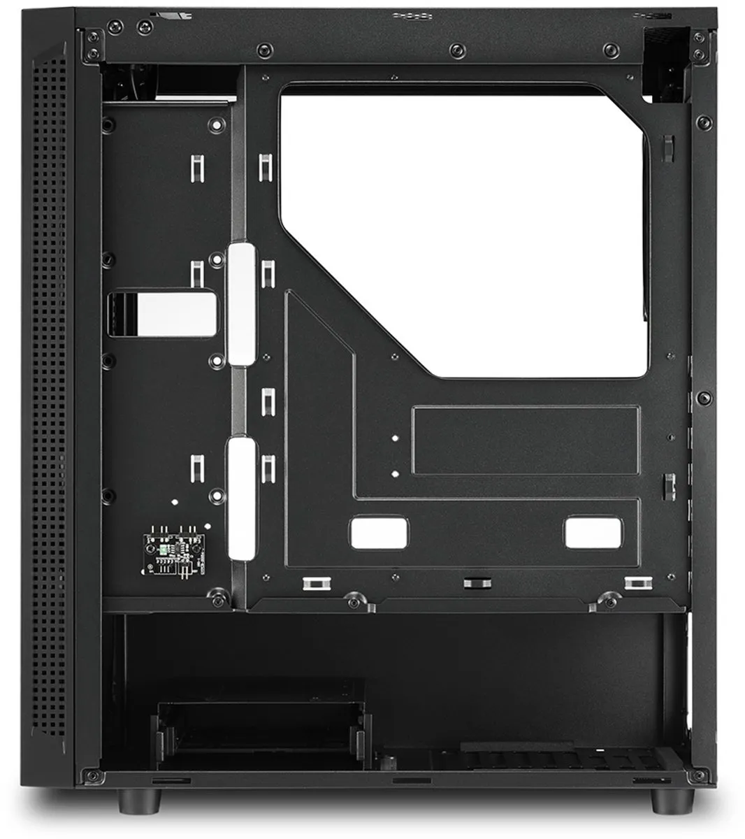 Sharkoon RGB Slider ATX Semi-tower - 1x 2.5"/3.5" Bay