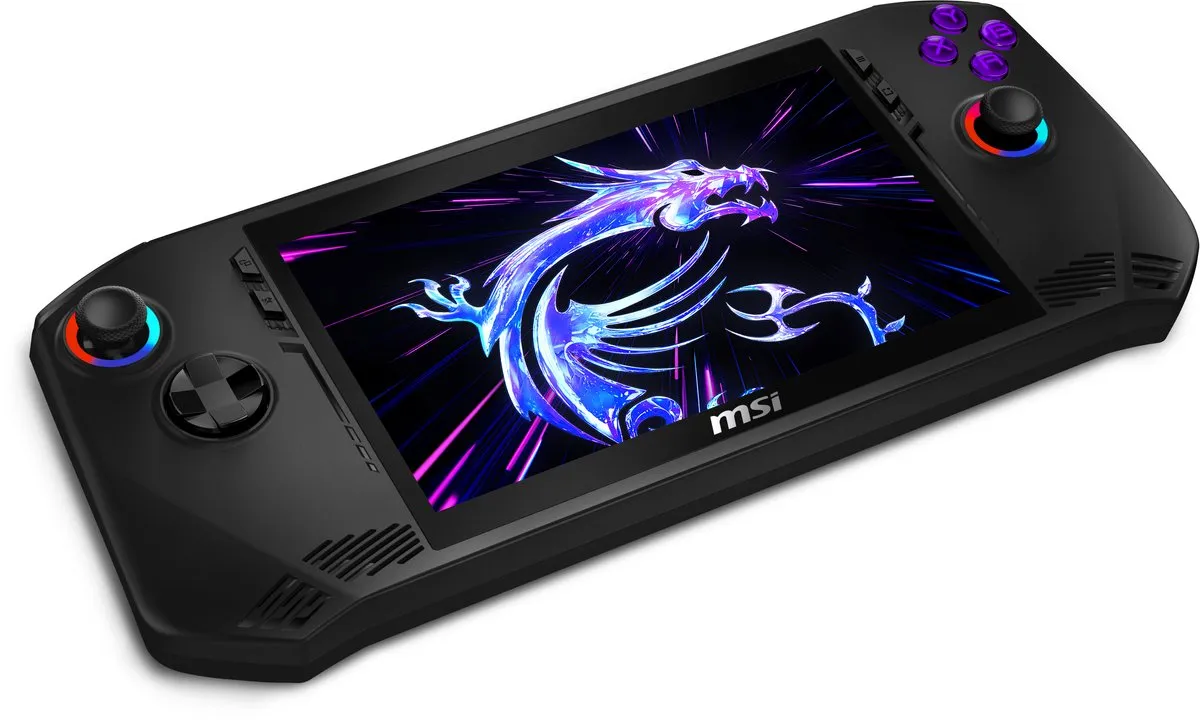 MSI Claw 7 AI A2VM-008NL Gaming Handheld - 500GB - Zwart
