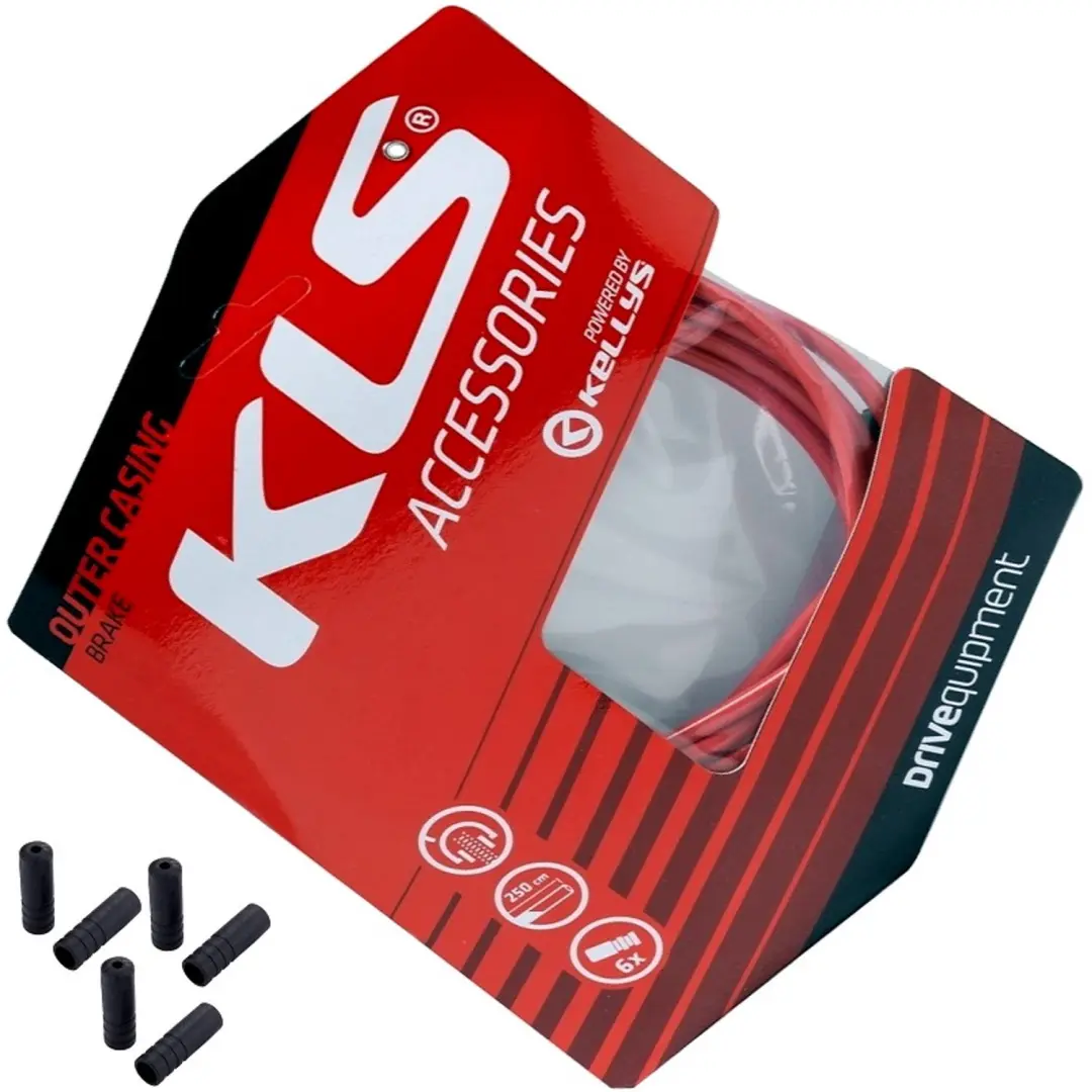 Merkloos Remschoeisel Kabel 250cm Rood