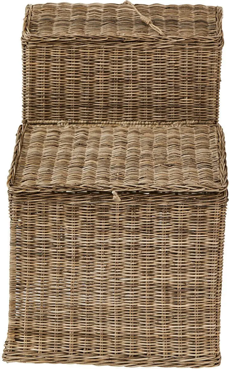 Loberon Kattenhuisje Ravnda - Bruin/Wit - afbeelding 2 van 6