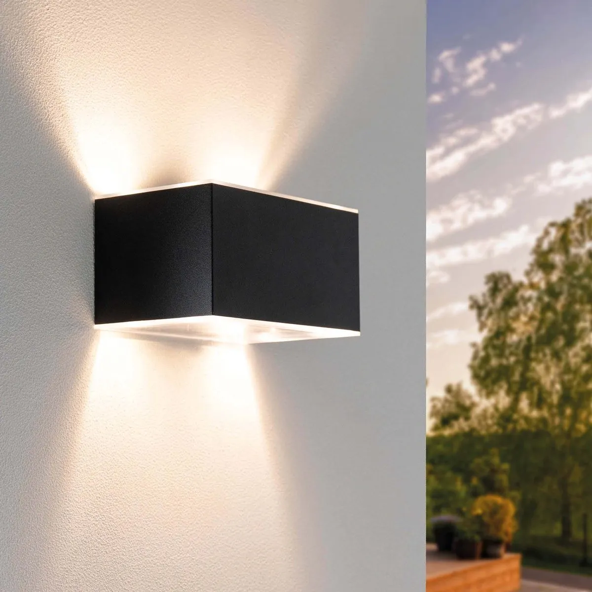 LEDVION Solar LED Wandlamp 2W 3000K IP44