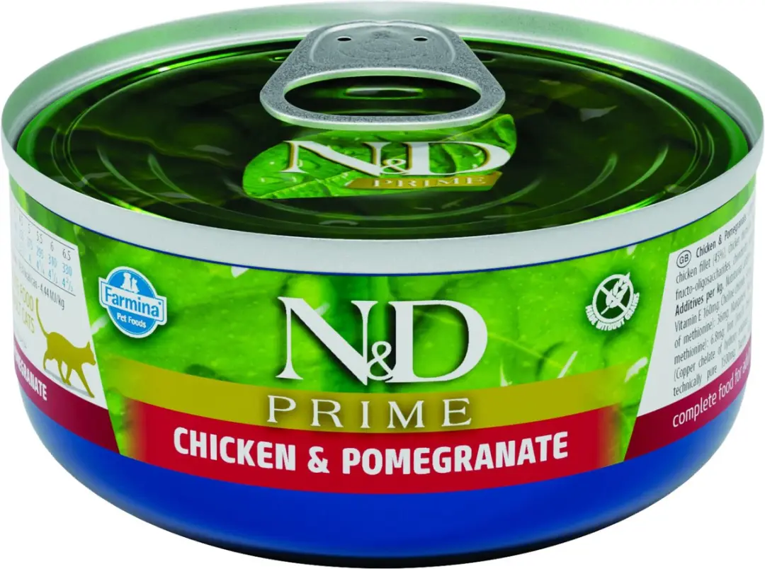 Farmina N&D Kat Prime Kip & Granaatappel Adult 80 gram