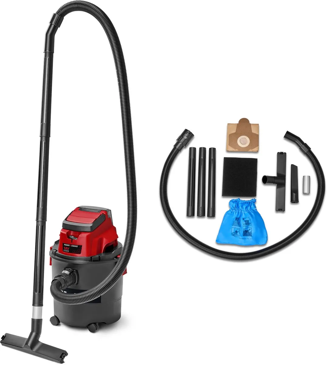 Einhell TC-VC 18/15 Li Solo Accu Nat-/Droogzuiger 15L - Blaasfunctie - afbeelding 6 van 6