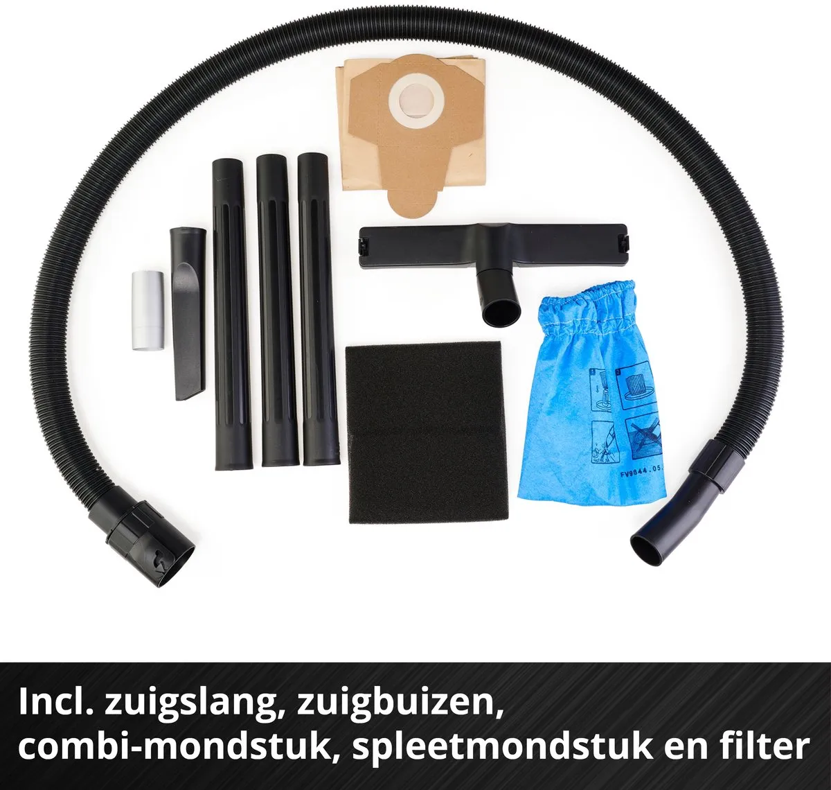 Einhell TC-VC 18/15 Li Solo Accu Nat-/Droogzuiger 15L - Blaasfunctie