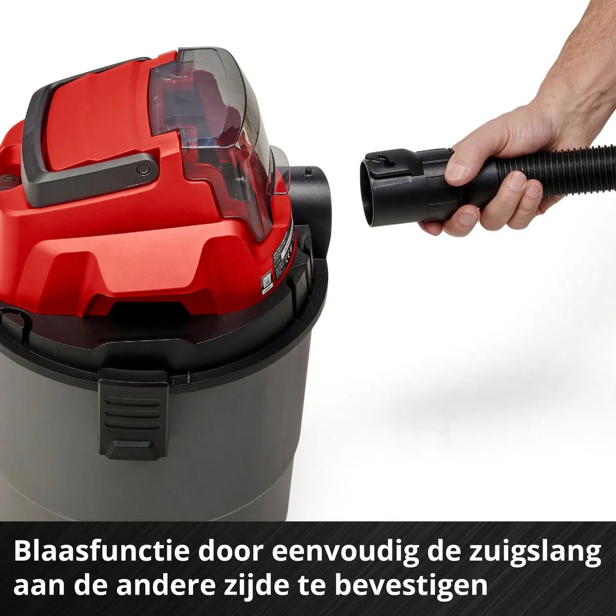 Einhell TC-VC 18/15 Li Solo Accu Nat-/Droogzuiger 15L - Blaasfunctie