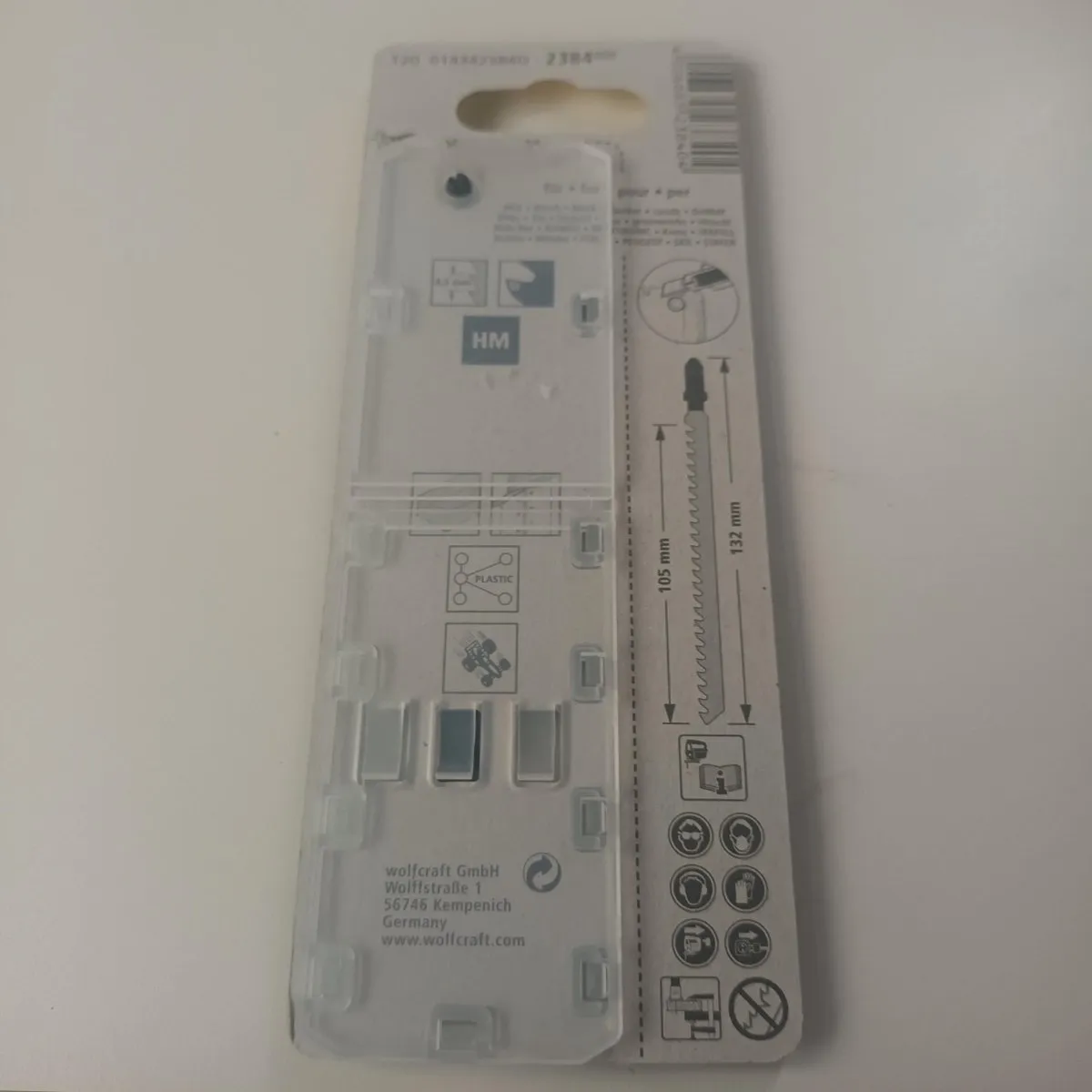 Wolfcraft Dcoupeerzaagblad HM 2384000 - T-schacht - Kunststof