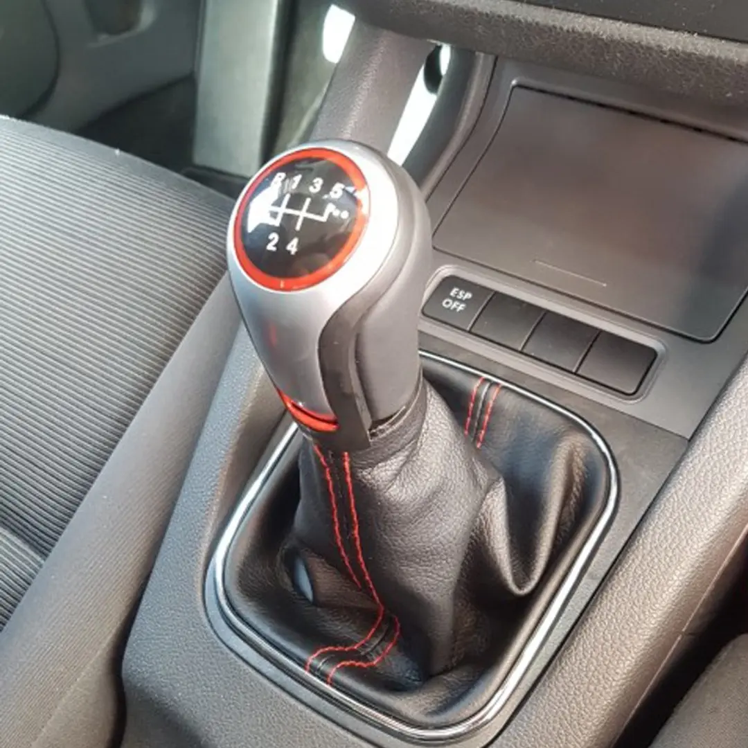 5 Speed Lederen Sport Pook Schakel Pook Geschikt voor VW Golf 5 6 Gti Gtd R R20