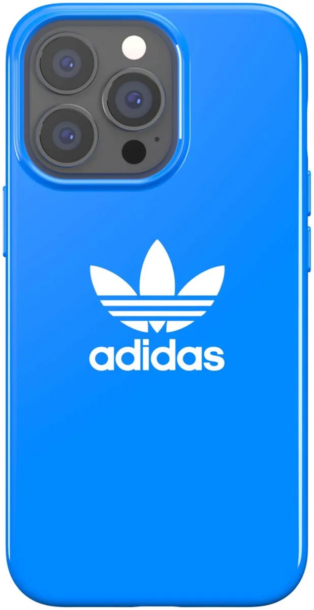adidas Snap Case Trefoil hoesje voor iPhone 13 & iPhone 13 Pro - Blauw